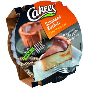 Kuchen Cakees Schmandkuchen, mit Fruchtfüllung