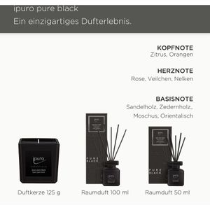 IPURO Raumduft Essentials by Ipuro black bamboo 50ml Raumduft (5er Pack)