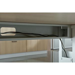 Produktbild für Schreibtisch Hammerbacher O-Serie, eiche / graphit