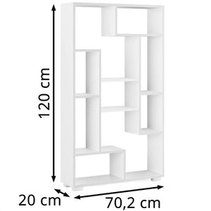Produktbild für Bücherregal Vicco Domus, weiß