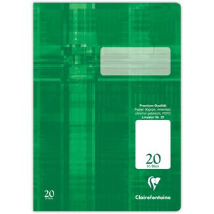 Produktbild für Schulheft Clairefontaine 331020C, Premium, ab 1. Klasse, A4
