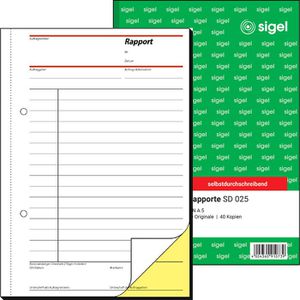 Rapportbuch Sigel SD025, A5