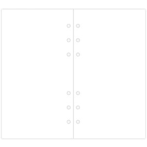 Produktbild für Ersatzeinlagen Filofax 132405, Notizpapier, blanko, Personal