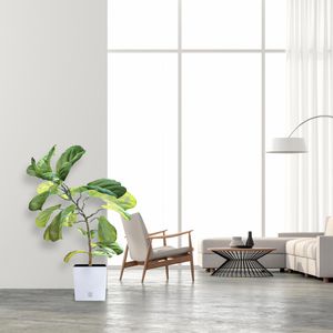 Produktbild für Übertopf Prosperplast Rato Low, weiß, 20 x 20 x 20 cm