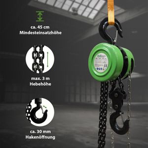 Produktbild für Kettenzug Trutzholm 41487, Flaschenzug