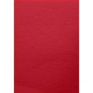 Einbanddeckel GBC LeatherGrain CE040030, dunkelrot