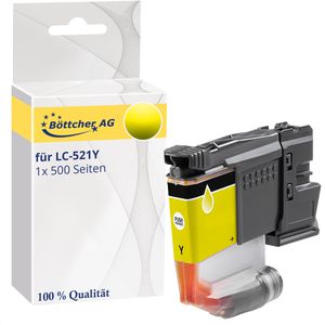 Tinte Böttcher-AG für Brother LC-521Y