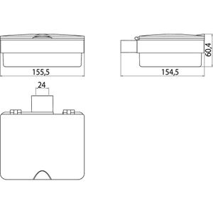 Produktbild für Feuchttücherbox Emco Loft 053900101, chrom