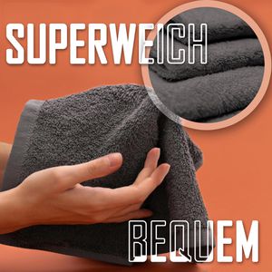 Produktbild für Waschlappen NatureMark Seiflappen, anthrazit, 30 x 30 cm
