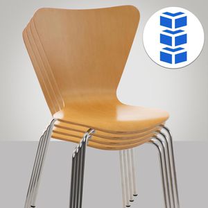 Produktbild für Besucherstuhl CLP Calisto, 181056626, stapelbar