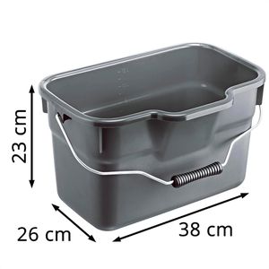 Produktbild für Putzeimer Rotho Basic 1752708853, 12 Liter