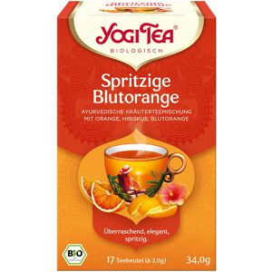 Tee YogiTea Spritzige Blutorange, Kräuterteemischung, BIO