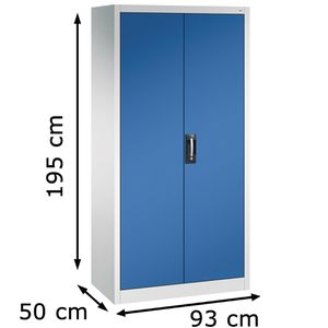 Produktbild für Werkzeugschrank CP-Möbel 8921-305, aus Metall, grau / blau