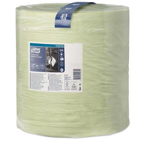 Produktbild für Putztuchrolle Tork Industrie, 129364, W1, aus Zellstoff, grün