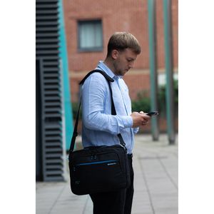 Produktbild für Laptoptasche Monolith Blue Line, 3314, schwarz