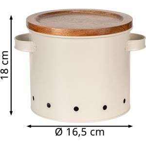 Produktbild für Vorratsdose Wenko Aria 54047100, aus Metall