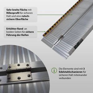 Produktbild für Auffahrrampe Trutzholm 35828, aus Aluminium, 1 Stück