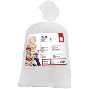 Füllwatte Rayher 30195000 Flocken, weiß, 500g