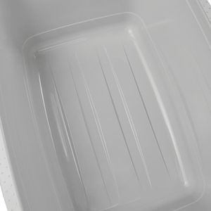 Produktbild für Wäschekorb Keeeper Aenna, grau, mit 2 Griffen