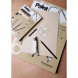 Produktbild für Zeichenblock Clairefontaine PaintON 96540C, A4