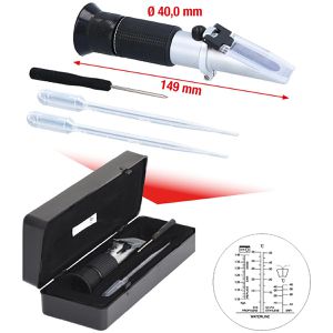 Produktbild für Refraktometer KS-Tools 550.1290, analoges Handrefraktometer