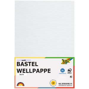 Bastelwellpappe Folia 741000, E-Welle