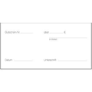 Produktbild für Gutscheinkarte Sigel DC402, 105 x 210mm