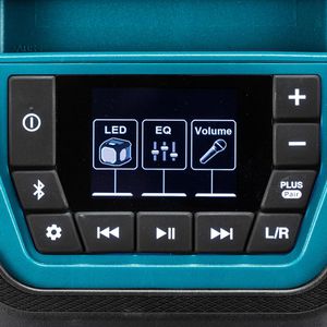 Produktbild für Bluetooth-Lautsprecher Makita MR014GZ, blau, Akku 14,4/18/40V