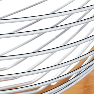 Produktbild für Obstschale Relaxdays 10028850, Bambus / Edelstahl