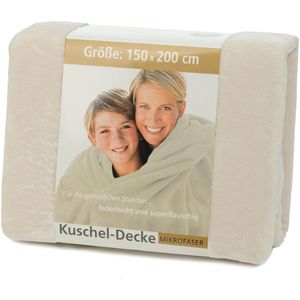 Produktbild für Kuscheldecke Gözze Memphis Premium, 8876910, creme