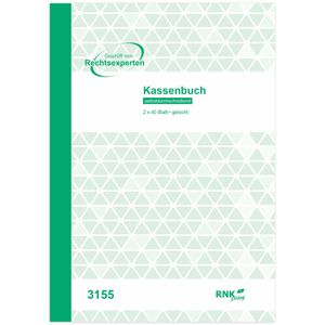 Produktbild für Kassenbuch RNK 3155, Kassenabrechnung, A4