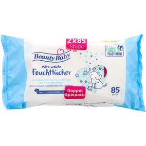 Feuchttücher Beauty-Baby Extra Weich, 170 Tücher