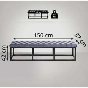 Produktbild für Sitzbank CLP Polson, 318776, bis 200 kg