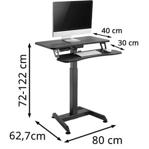 Produktbild für Computertisch LogiLink EO0014, schwarz