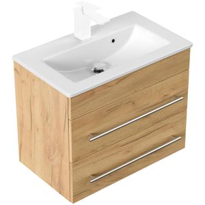 Waschtisch Posseik Portus 600 SlimLine, hängend, eiche gold