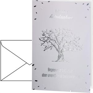 Trauerkarten bsb 811420-2, mit Spruch