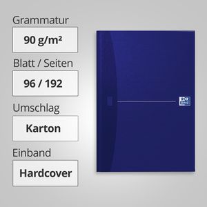 Produktbild für Notizbuch Oxford Office Book Essentials, Karton Hardcover