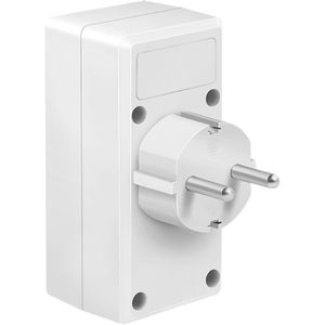 Produktbild für Steckdosenadapter LogiLink PA0276, weiß