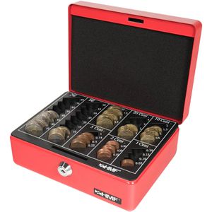 Geldkassette HMF 308-03, mit Zylinderschloss