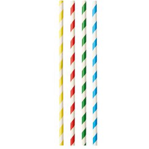 Produktbild für Strohhalme Papstar 87512 pure Stripes, aus Papier