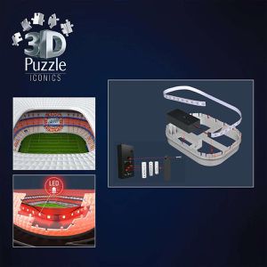 Produktbild für Puzzle Ravensburger 12008033 Iconics - Allianz Arena mit Licht