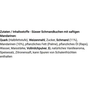 Produktbild für Kuchen Cakees Schmandkuchen, mit Fruchtfüllung