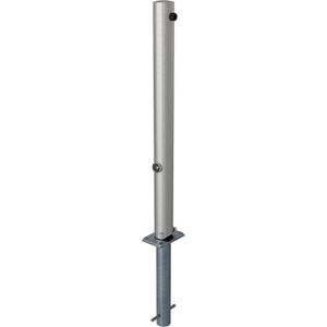 Produktbild für Absperrpfosten Schake 4072FUH, silber, aus Edelstahl