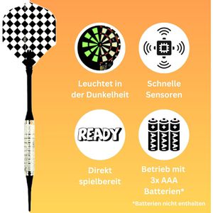 Produktbild für Dartscheibe Best-Sporting Windsor Glow, elektronisch