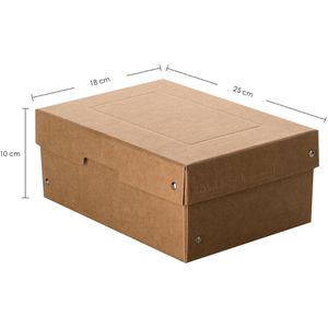 Produktbild für Aufbewahrungsbox Falken Pure Box Nature, 4,5 Liter