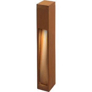 Wegeleuchte SLV Rusty Slot 80, braun, mit 230 V Netzstrom
