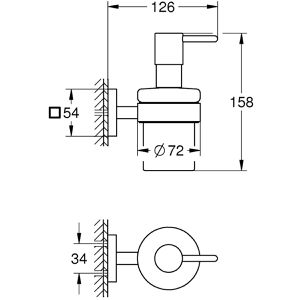 Produktbild für Seifenspender GROHE Start Cube, 41098DC0