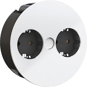 Einbausteckdose Bachmann 931.250 Twist, mit 2 m Kabel, drehbar