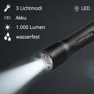 Produktbild für Taschenlampe Ledlenser C7R, LED, aufladbar