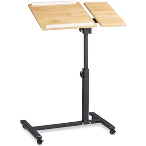 Produktbild für Stehpult Relaxdays Laptoptisch, aus Holz / Metall